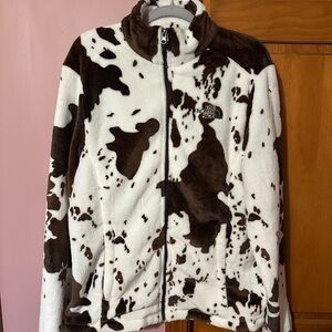The North Face Cow Print Fleece Jacket